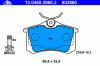 ATE 13.0460-2860.2 (13046028602) Brake Pad Set, disc brake