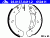 ATE 03.0137-0411.2 (03013704112) Brake Shoe Set