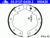 ATE 03.0137-0430.2 (03013704302) Brake Shoe Set, parking brake