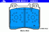 ATE 13.0460-9033.2 (13046090332) Brake Pad Set, disc brake