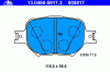 ATE 13.0460-5817.2 (13046058172) Brake Pad Set, disc brake