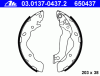 ATE 03.0137-0437.2 (03013704372) Brake Shoe Set