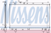 NISSENS 64795A Radiator, engine cooling
