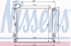 NISSENS 66678 Radiator, engine cooling