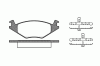 ROADHOUSE 2171.20 (217120) Brake Pad Set, disc brake