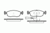 ROADHOUSE 2172.02 (217202) Brake Pad Set, disc brake