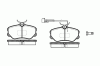 ROADHOUSE 2303.02 (230302) Brake Pad Set, disc brake