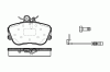 ROADHOUSE 2445.02 (244502) Brake Pad Set, disc brake
