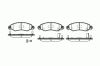 ROADHOUSE 2702.12 (270212) Brake Pad Set, disc brake