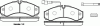 ROADHOUSE 2651.32 (265132) Brake Pad Set, disc brake