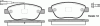 ROADHOUSE 2859.11 (285911) Brake Pad Set, disc brake