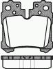 ROADHOUSE 21321.00 (2132100) Brake Pad Set, disc brake