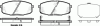 REMSA 1038.12 (103812) Brake Pad Set, disc brake