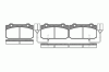 REMSA 0210.02 (021002) Brake Pad Set, disc brake