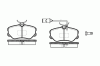 REMSA 0303.12 (030312) Brake Pad Set, disc brake