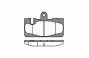 REMSA 0889.00 (088900) Brake Pad Set, disc brake