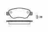 REMSA 1069.00 (106900) Brake Pad Set, disc brake