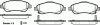 REMSA 1289.02 (128902) Brake Pad Set, disc brake
