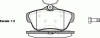 REMSA 1299.00 (129900) Brake Pad Set, disc brake
