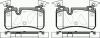 REMSA 1367.00 (136700) Brake Pad Set, disc brake