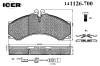 ICER 141126-700 (141126700) Brake Pad Set, disc brake