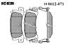 ICER 180612-071 (180612071) Brake Pad Set, disc brake