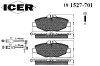 ICER 181527-701 (181527701) Brake Pad Set, disc brake