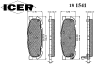 ICER 181541 Brake Pad Set, disc brake