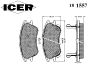 ICER 181557 Brake Pad Set, disc brake