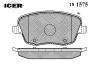 ICER 181575 Brake Pad Set, disc brake
