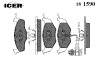ICER 181590 Brake Pad Set, disc brake
