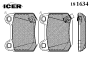 ICER 181634 Brake Pad Set, disc brake