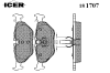 ICER 181707 Brake Pad Set, disc brake