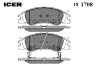 ICER 181708 Brake Pad Set, disc brake