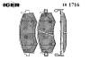 ICER 181716 Brake Pad Set, disc brake