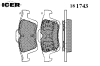 ICER 181743 Brake Pad Set, disc brake