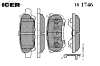 ICER 181746 Brake Pad Set, disc brake