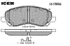 ICER 181806 Brake Pad Set, disc brake