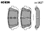 ICER 181827 Brake Pad Set, disc brake