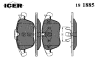 ICER 181885 Brake Pad Set, disc brake