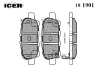ICER 181901 Brake Pad Set, disc brake