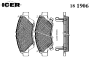 ICER 181906 Brake Pad Set, disc brake