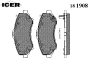ICER 181908 Brake Pad Set, disc brake