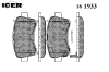 ICER 181933 Brake Pad Set, disc brake