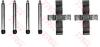 TRW PFK204 Accessory Kit, disc brake pads