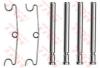 TRW PFK319 Accessory Kit, disc brake pads