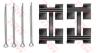 TRW PFK339 Accessory Kit, disc brake pads