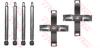 TRW PFK387 Accessory Kit, disc brake pads
