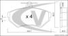 VAICO V10-8135 (V108135) Brake Pad Set, disc brake