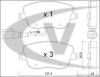 VAICO V10-8180 (V108180) Brake Pad Set, disc brake